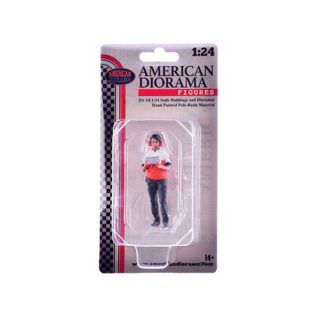 "Race Crew" Figure #3 for 1/24 Scale Models by American Diorama-American Diorama-ModelCars.com