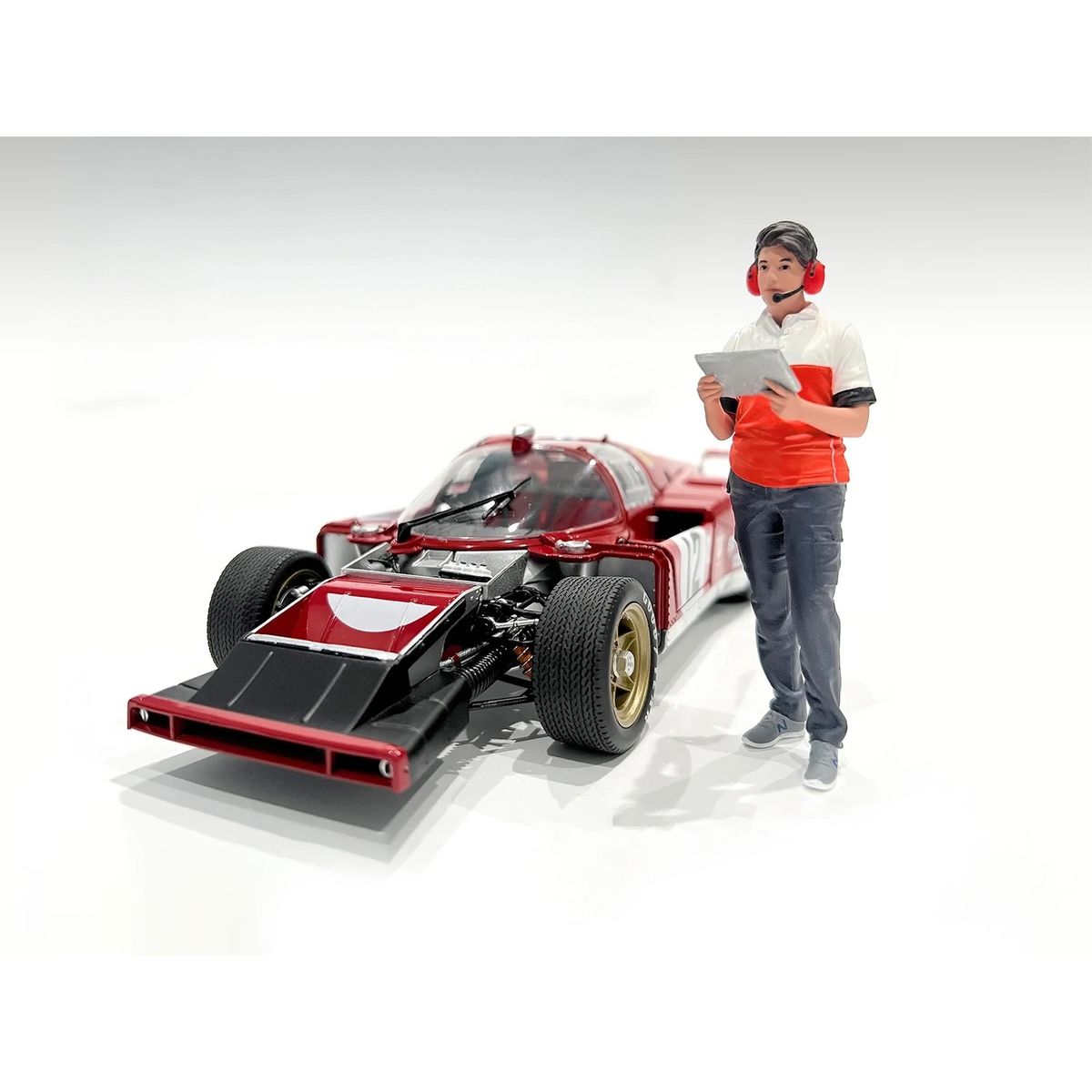 "Race Crew" Figure #3 for 1/24 Scale Models by American Diorama-American Diorama-ModelCars.com