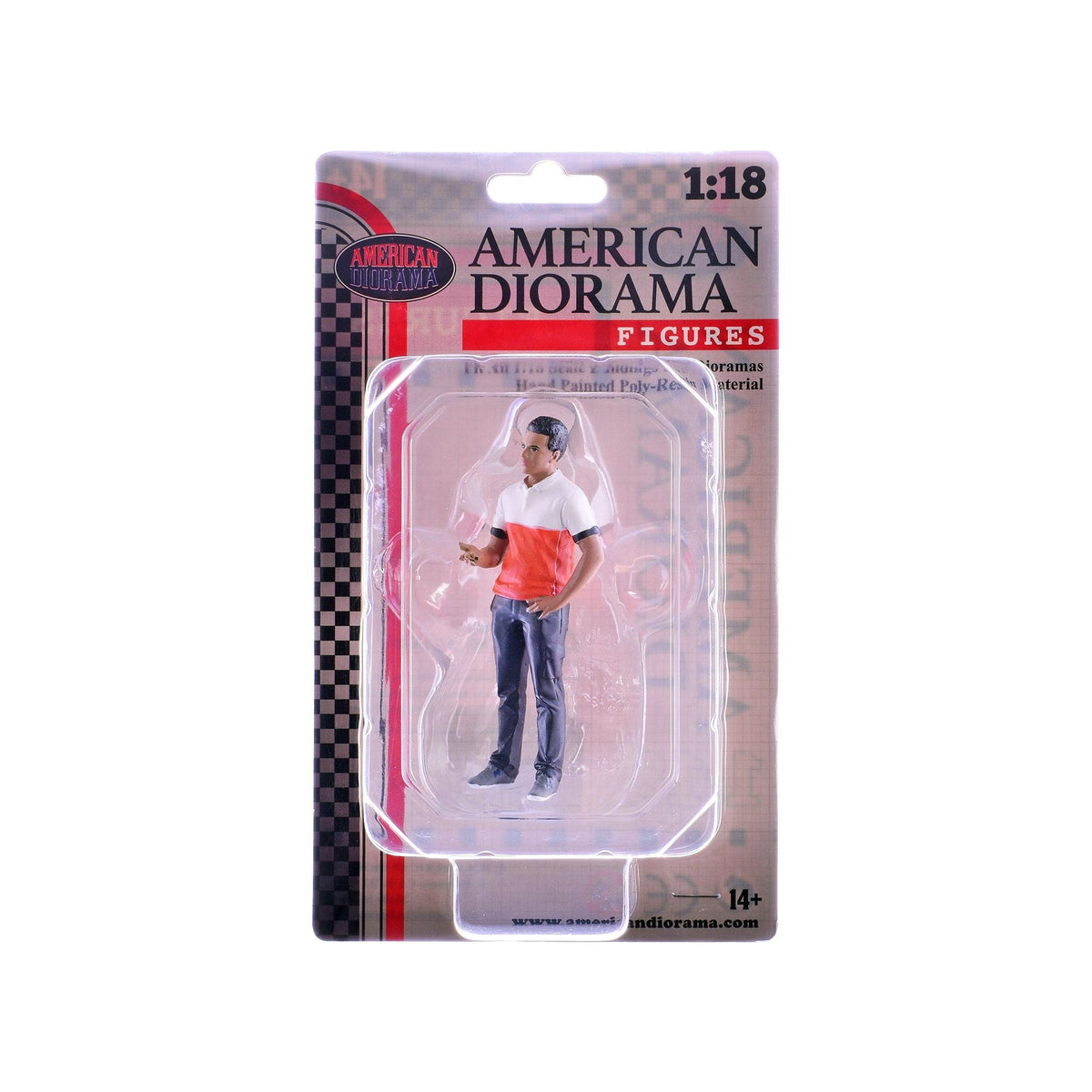 "Race Crew" Figure #4 for 1/18 scale models by American Diorama-American Diorama-ModelCars.com
