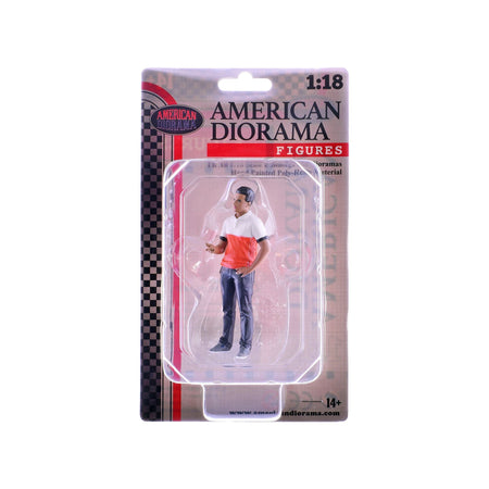 "Race Crew" Figure #4 for 1/18 scale models by American Diorama-American Diorama-ModelCars.com