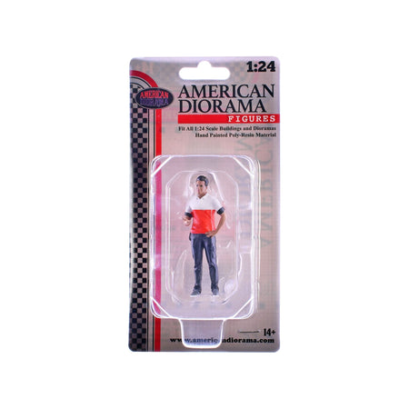"Race Crew" Figure #4 for 1/24 Scale Models by American Diorama-American Diorama-ModelCars.com