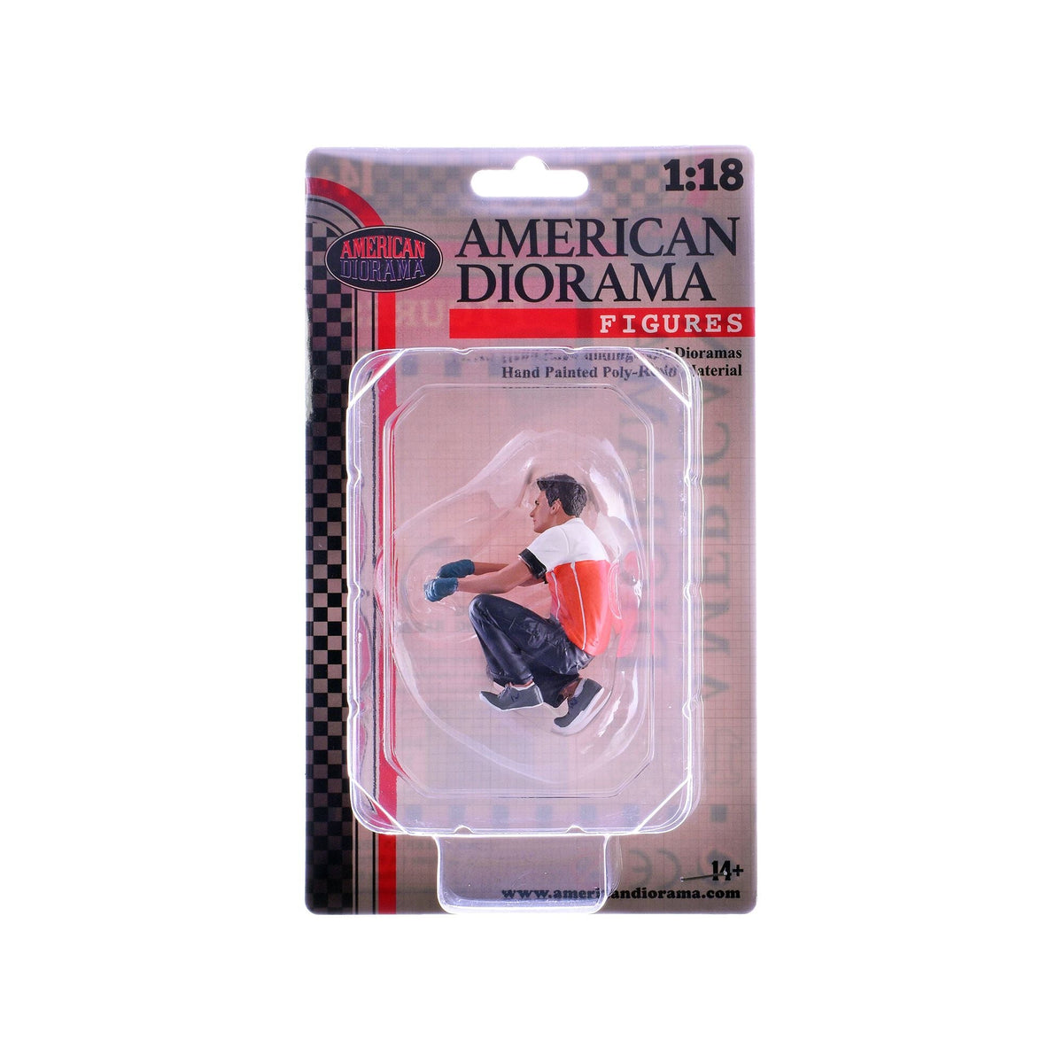 "Race Crew" Figure #5 for 1/18 scale models by American Diorama-American Diorama-ModelCars.com