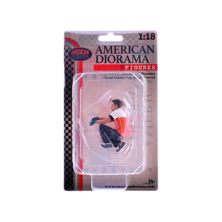 "Race Crew" Figure #5 for 1/18 scale models by American Diorama-American Diorama-ModelCars.com