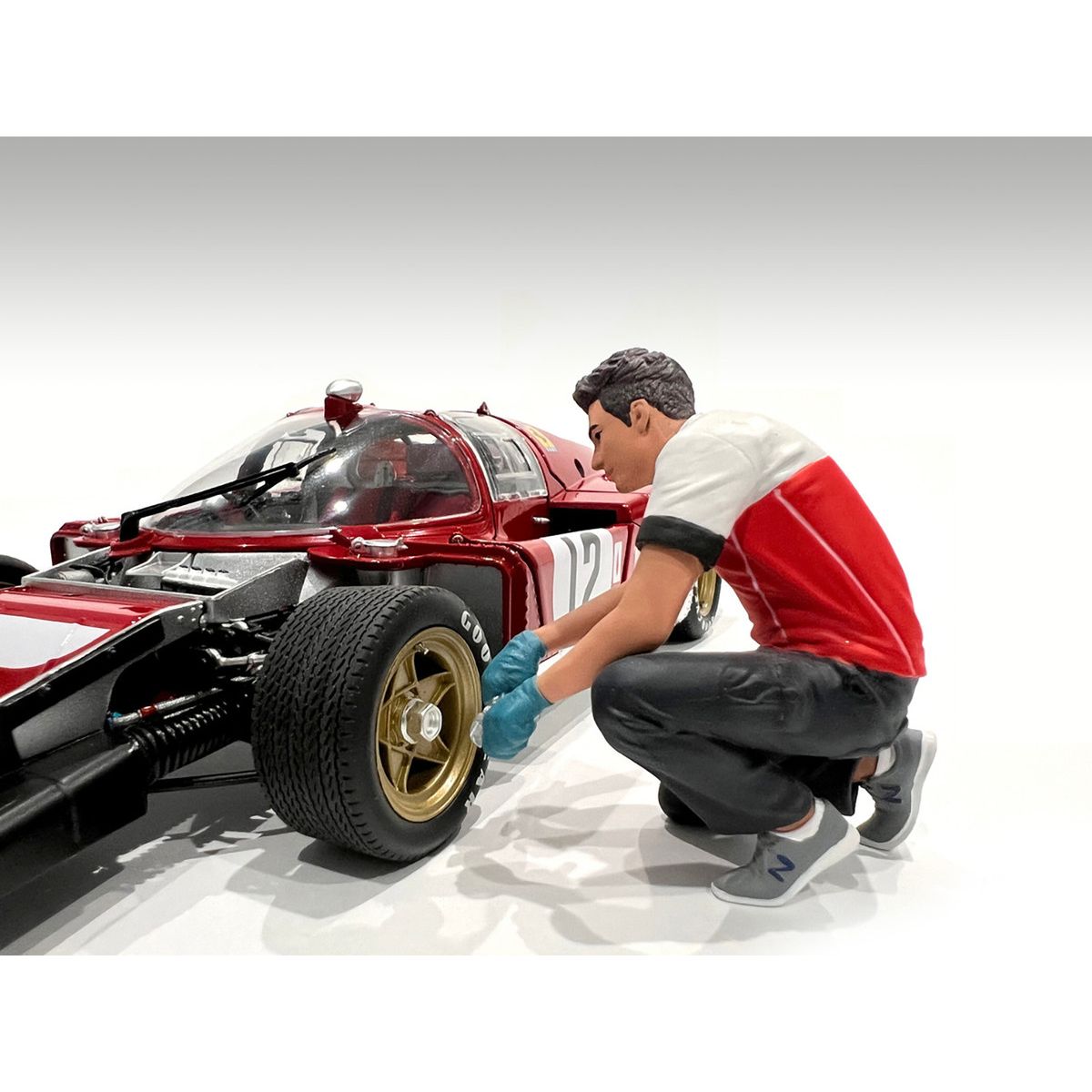 "Race Crew" Figure #5 for 1/24 Scale Models by American Diorama-American Diorama-ModelCars.com