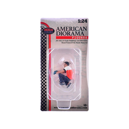 "Race Crew" Figure #5 for 1/24 Scale Models by American Diorama-American Diorama-ModelCars.com
