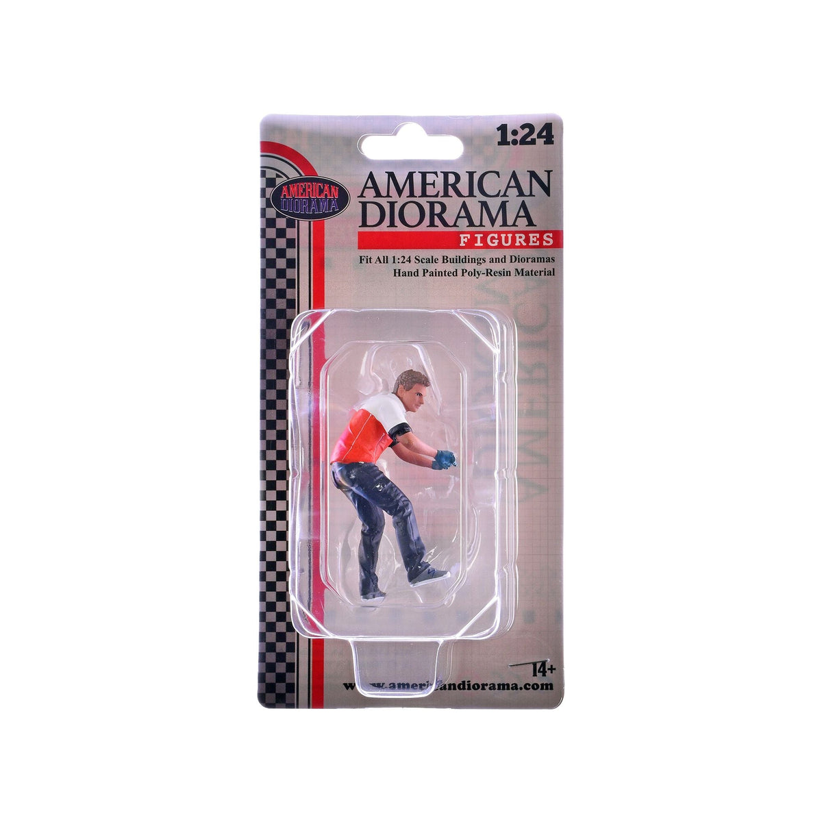 "Race Crew" Figure #6 for 1/24 Scale Models by American Diorama-American Diorama-ModelCars.com