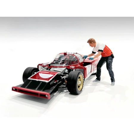 "Race Crew" Figure #6 for 1/24 Scale Models by American Diorama-American Diorama-ModelCars.com