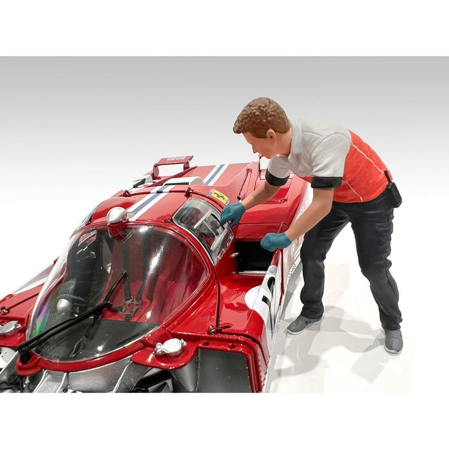 "Race Crew" Figure #6 for 1/24 Scale Models by American Diorama-American Diorama-ModelCars.com