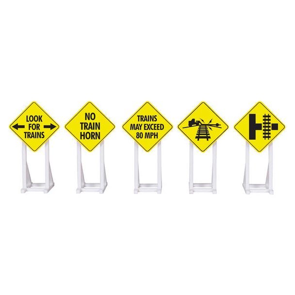 RAILROAD SIGNS 5PK - Lionel - ModelCars.com