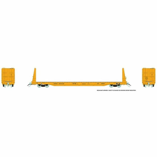 HO ONR FLATCAR YELLOW 6PK     