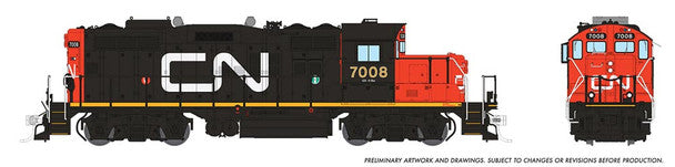 HO CN GP9RM #7008             