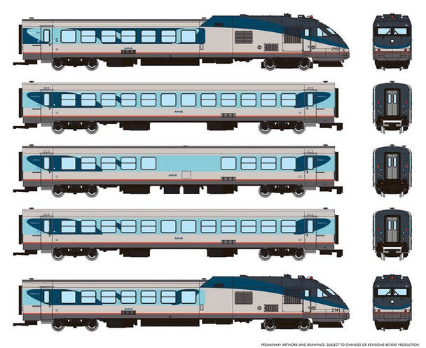 N AMTRAK RLT TURBOLINER       