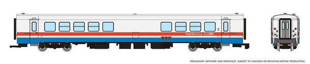 N AMTRAK TURBO COACH #183     