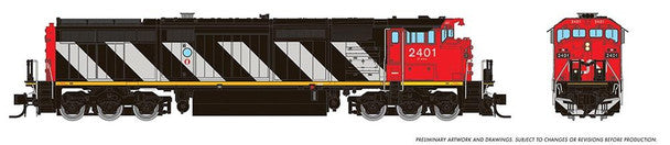 N CN -8-40CM STRIPE 2423      