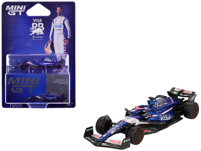 RB VCARB 01 #3 Daniel Ricciardo Formula One F1 "Bahrain GP" (2024) Limited Edition 1/64 Diecast Model Car by Mini GT-Mini GT-ModelCars.com