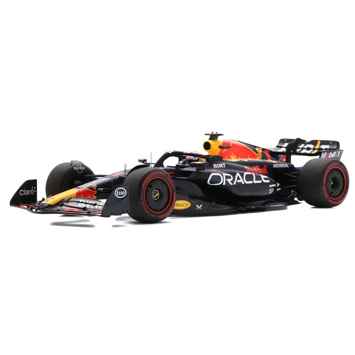 Red Bull Racing RB19 1 Max Verstappen "Oracle" Winner "40th Career Win" Formula One F1 "Spanish GP" (2023) and Acrylic Display Case 1/18 Model Car by Spark - Spark - ModelCars.com