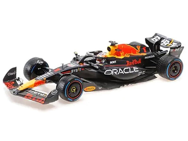 Red Bull Racing RB19 #1 Max Verstappen "Oracle" Winner F1 Formula One "Dutch GP" (2023) with Driver Limited Edition to 230 pieces Worldwide 1/18 Diecast Model Car by Minichamps-Minichamps-ModelCars.com