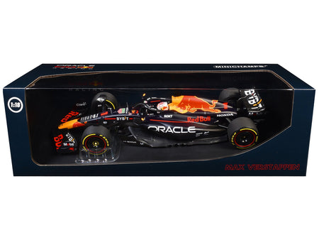Red Bull Racing RB19 #1 Max Verstappen "Oracle" Winner F1 Formula One "Japanese GP" (2023) with Driver Limited Edition to 180 pieces Worldwide 1/18 Diecast Model Car by Minichamps-Minichamps-ModelCars.com
