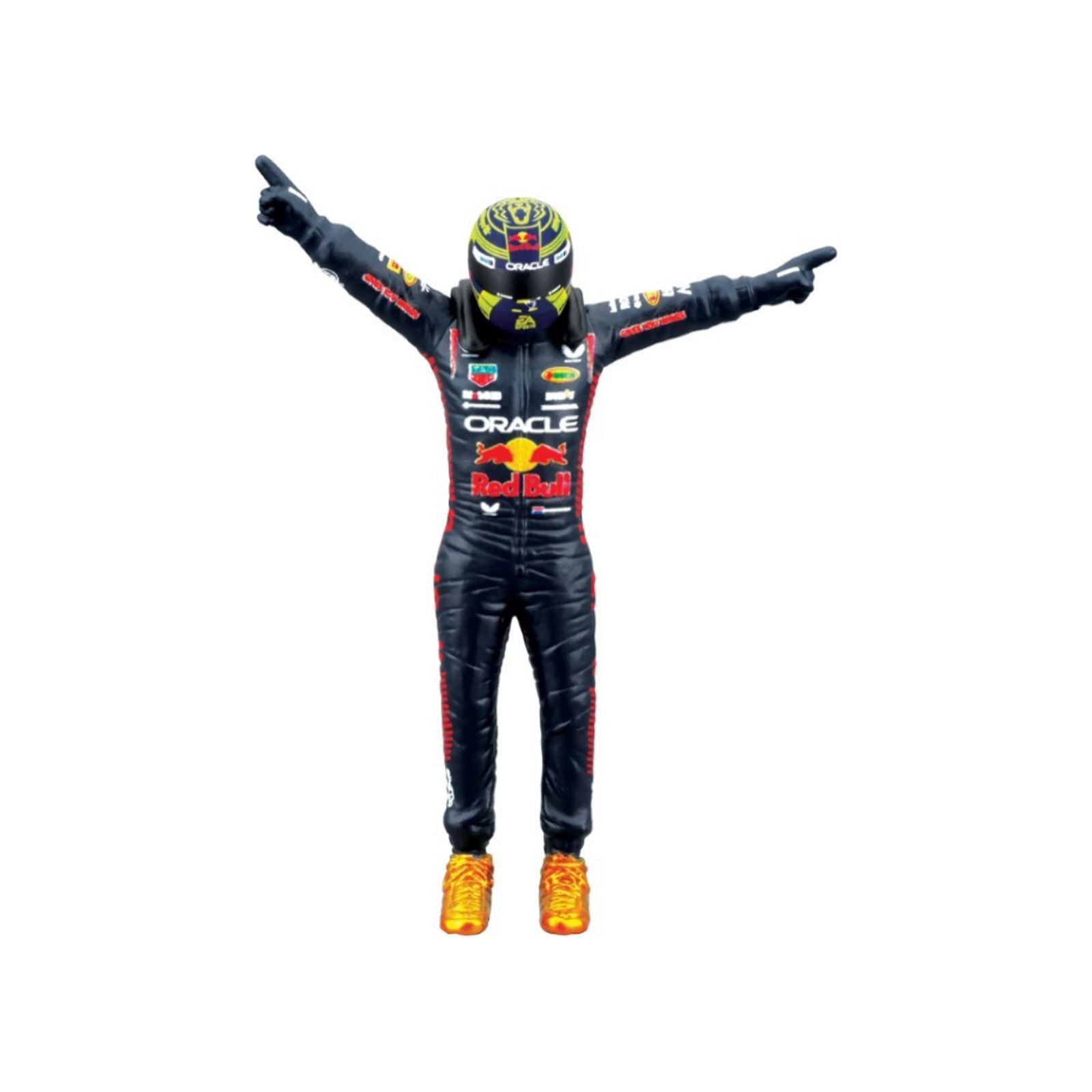 Red Bull Racing RB19 1 Max Verstappen "Oracle" Winner Formula One F1 Championship "Drivers' Champion" (2023) with Driver Figure 1/24 Diecast Model Car by Bburago - Bburago - ModelCars.com