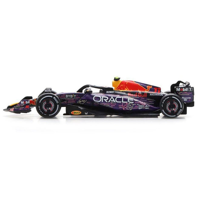 Red Bull Racing RB19 11 Sergio Perez "Oracle" 3rd Place Formula One F1 "Las Vegas GP" (2023) 1/64 Diecast Model Car by Spark - Spark - ModelCars.com