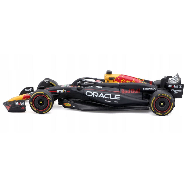 Red Bull Racing RB20 #1 Max Verstappen "Oracle" Formula One F1 World Championship (2024) with Driver Figure and Display Case "Race" Series 1/43 Diecast Model Car by Bburago-Bburago-ModelCars.com