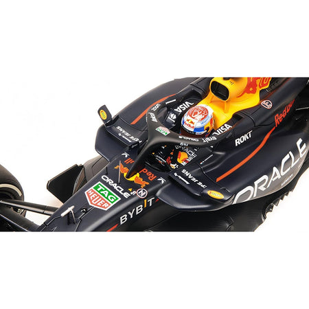 Red Bull Racing RB20 #1 Max Verstappen "Oracle" Winner F1 Formula One "Bahrain GP" (2024) with Driver Limited Edition to 580 pieces Worldwide 1/18 Diecast Model Car by Minichamps-Minichamps-ModelCars.com