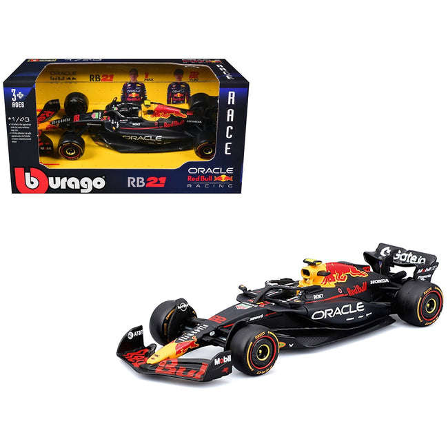 Red Bull Racing RB21 #22 Yuki Tsunoda "Oracle" Formula One F1 World Championship (2025) "Race" Series 1/43 Diecast Model Car by Bburago-Bburago-ModelCars.com