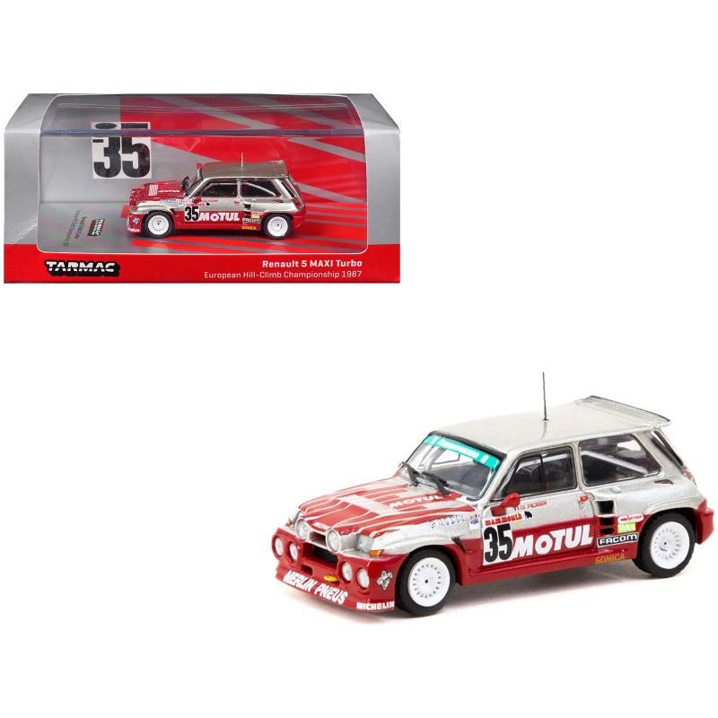 Renault 5 MAXI Turbo 35 Giovanni Rossi "European Hill - Climb Championship" (1987) "Hobby64" Series 1/64 Diecast Model by Tarmac Works - Tarmac Works - ModelCars.com