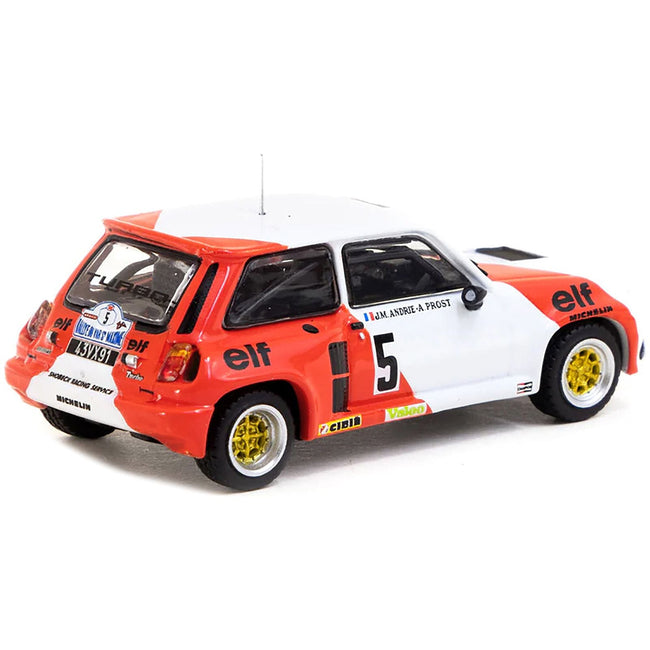 Renault 5 Turbo 5 Alain Prost - Jean - Marc Andrie "Rallye du Var" (1982) "Hobby64" Series 1/64 Diecast Model by Tarmac Works - Tarmac Works - ModelCars.com