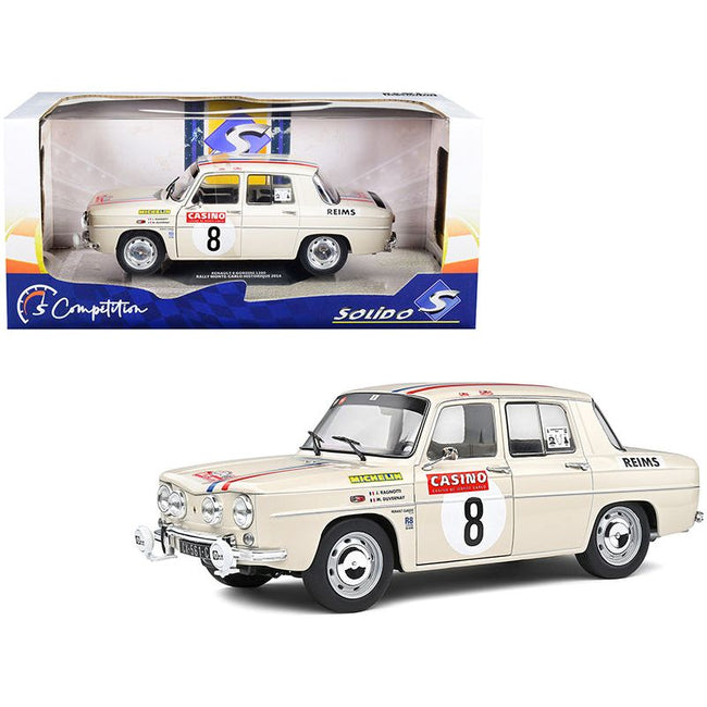 Renault 8 Gordini 1300 8 J. Ragnotti - M. Duvernay Rally Monte - Carlo Historique (2014) "Competition" Series 1/18 Diecast Model Car by Solido - Solido - ModelCars.com