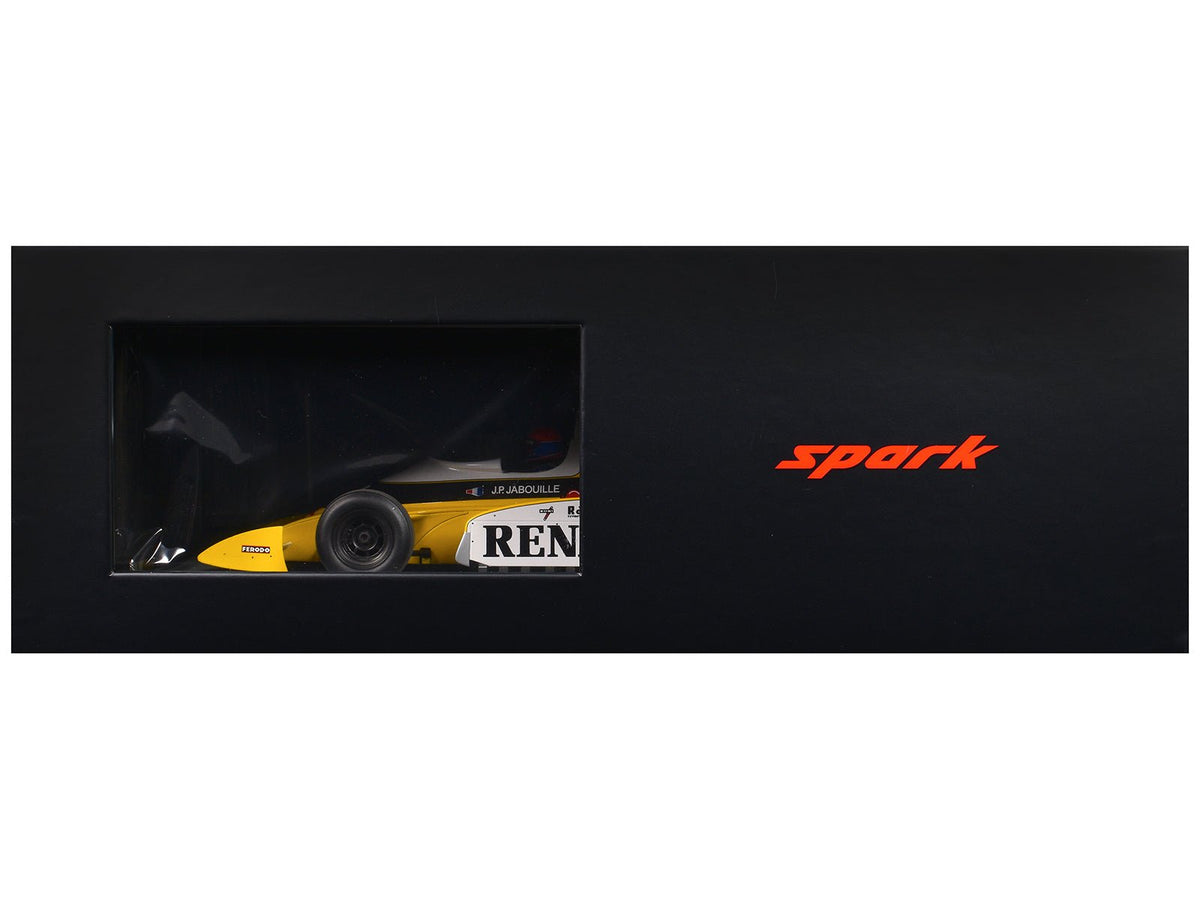 Renault RS11 #15 Jean-Pierre Jabouille "Equipe Renault Elf" Winner Formula One F1 "French GP" (1979) with Acrylic Display Case 1/18 Model Car by Spark-Spark-ModelCars.com