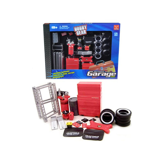Repair Garage Accessories Tool Set for 1/24 Scale Models by Phoenix Toys - Phoenix Toys - ModelCars.com