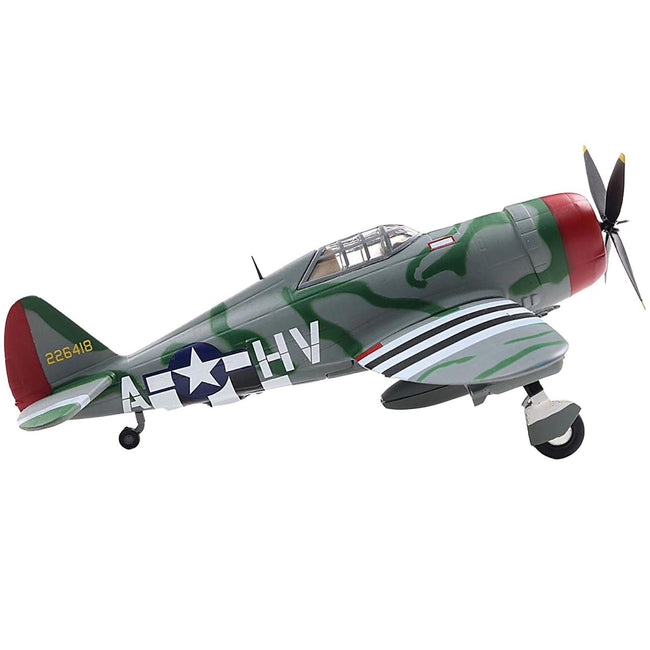 Republic P-47 Thunderbolt Fighter Aircraft "Lt. Col. Francis S. "Gabby" Gabreski" United States Army Air Forces 1/72 Diecast Model by Militaria Die Cast-Militaria Die Cast-ModelCars.com