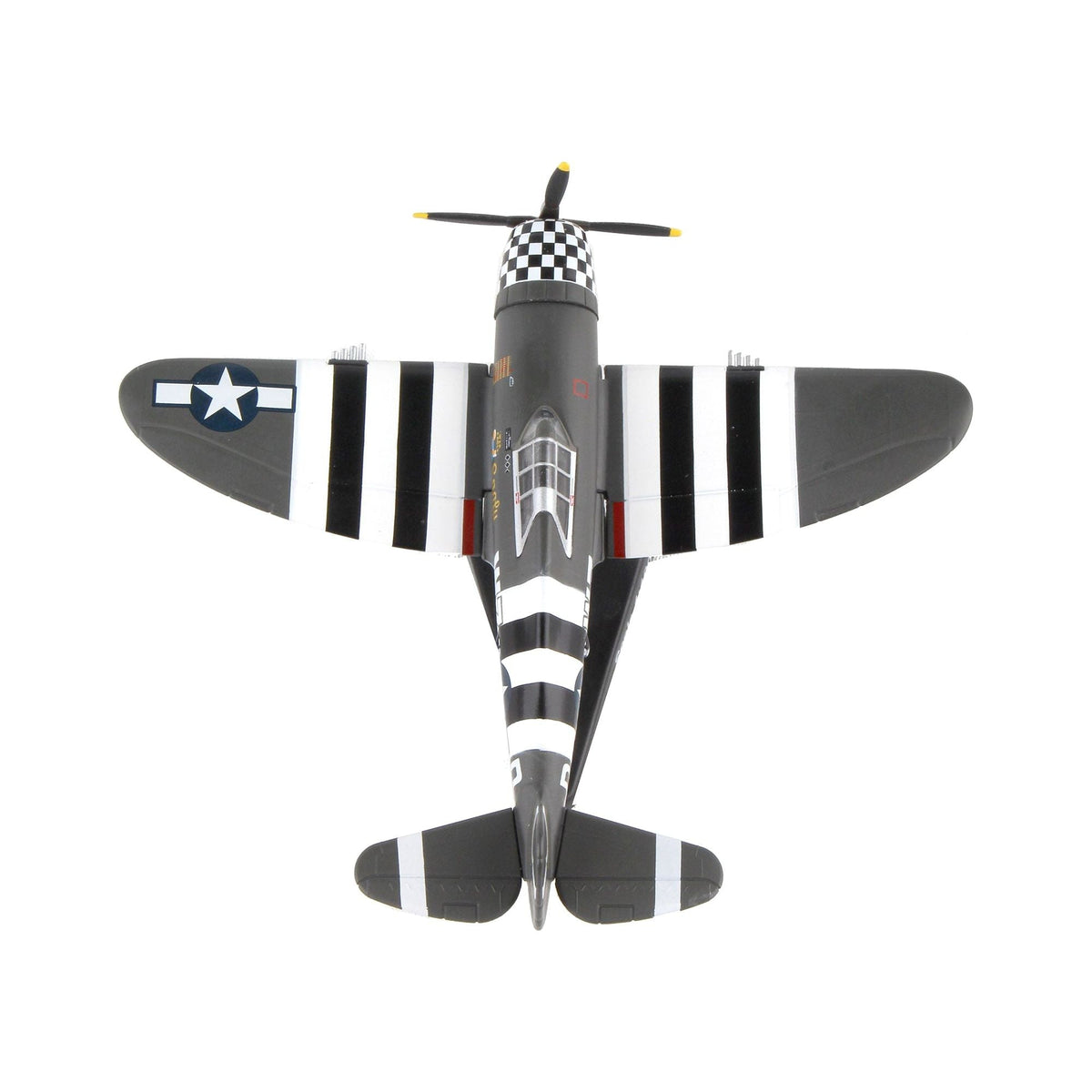 Republic P - 47 Thunderbolt Fighter Aircraft "Snafu" United States Army Air Force 1/100 Diecast Model Airplane by Postage Stamp - Postage Stamp - ModelCars.com