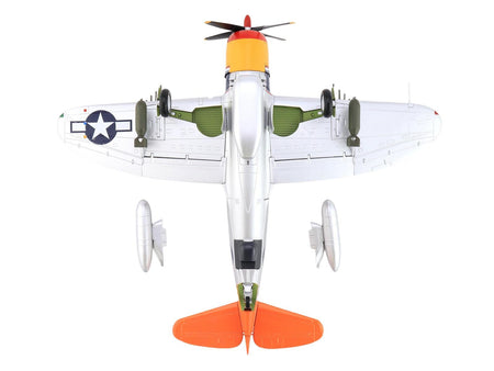 Republic P-47D Thunderbolt Aircraft "Tarheel Hal Lt. 'Ike' David 66 FS 358 FG" (1945) United States Army Air Forces "Air Power Series" 1/48 Diecast Model by Hobby Master-Hobby Master-ModelCars.com