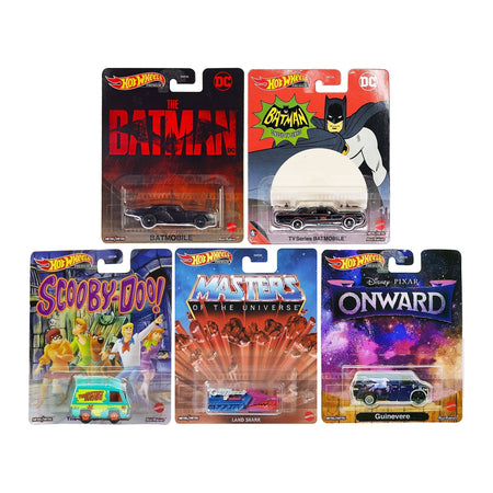 "Retro Entertainment 2022" G Case 5 piece Set Diecast Model Cars by Hot Wheels-Hotwheels-ModelCars.com