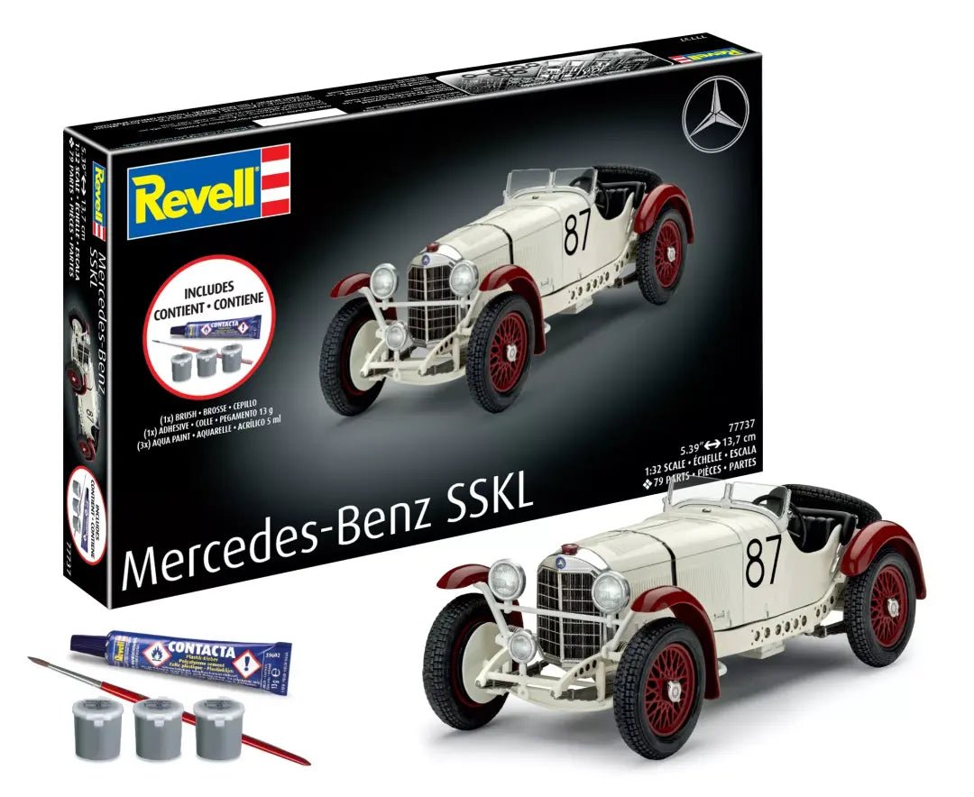 Revell 1/32 Mercedes Benz SSKL - Skill Level 4-Revell-ModelCars.com