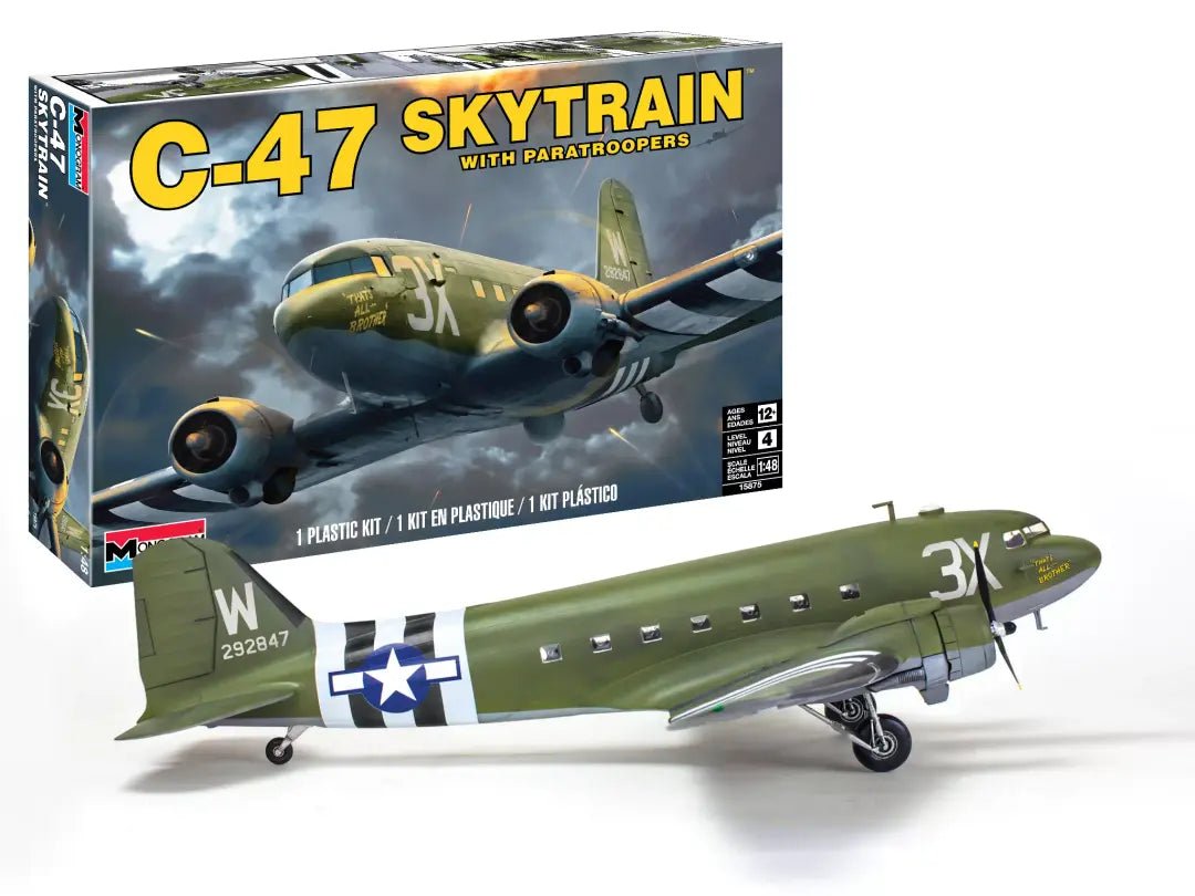 Revell 1/48 C-47 Skytrain - Skill Level 4-Revell-ModelCars.com