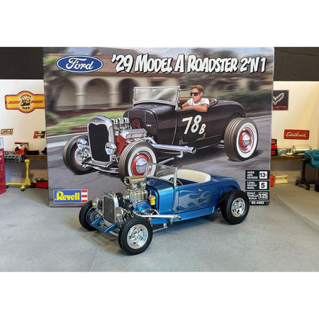 Revell 1929 Model A Roadster 2'N1 Scale 1/25 model kit - Revell - ModelCars.com