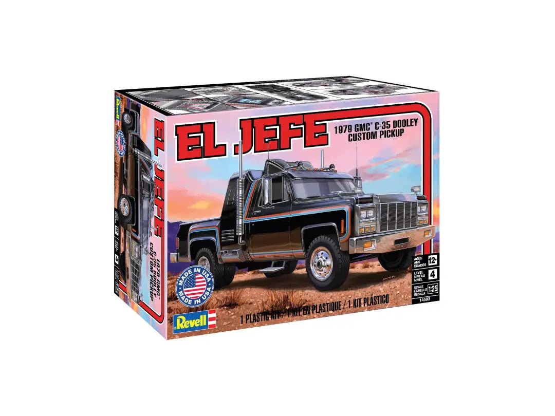 Revell 1979 GMC C-30 Dooley Pickup "El Jefe" - Skill Level 4-Revell-ModelCars.com