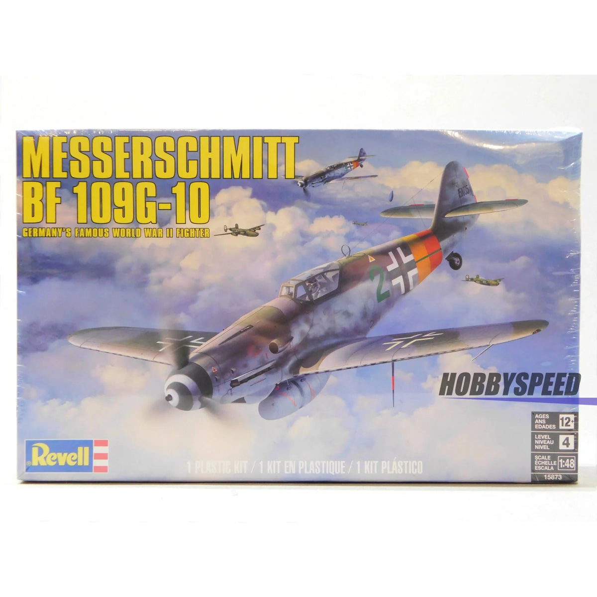 REVELL MESSERSCHMITT BF 109G - 10 PLASTIC MODEL KIT 1:48 SCALE RMX15873 - Revell - ModelCars.com