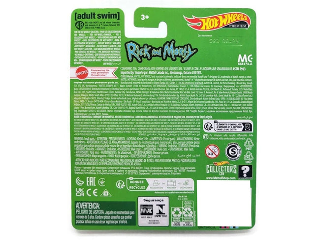 Rick's Ship Silver "Rick and Morty" (2013-Current) TV Series "Pop Culture" Series Diecast Model Car by Hot Wheels-Hotwheels-ModelCars.com