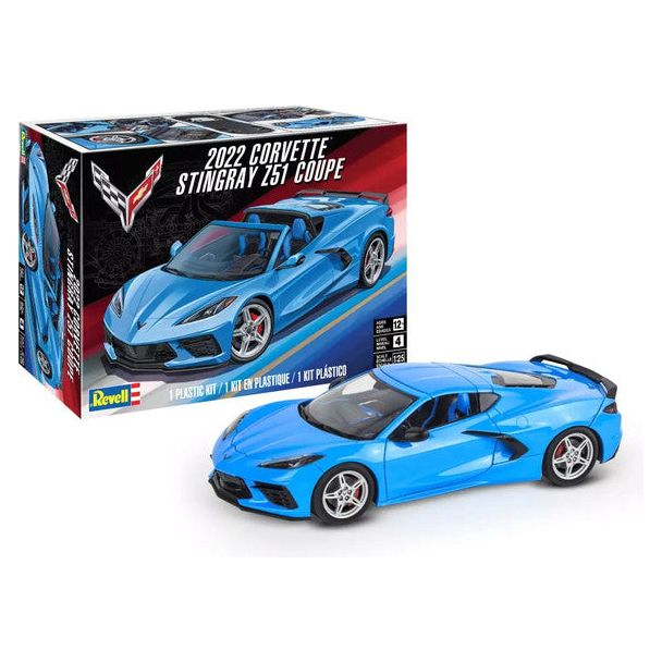 RMX14556 - Revell 1/25 2022 Chevy Corvette Stingray C8 Z51 Coupe-Revell-ModelCars.com
