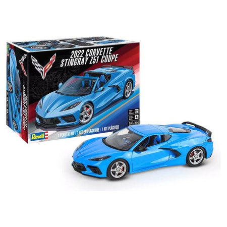 RMX14556 - Revell 1/25 2022 Chevy Corvette Stingray C8 Z51 Coupe-Revell-ModelCars.com