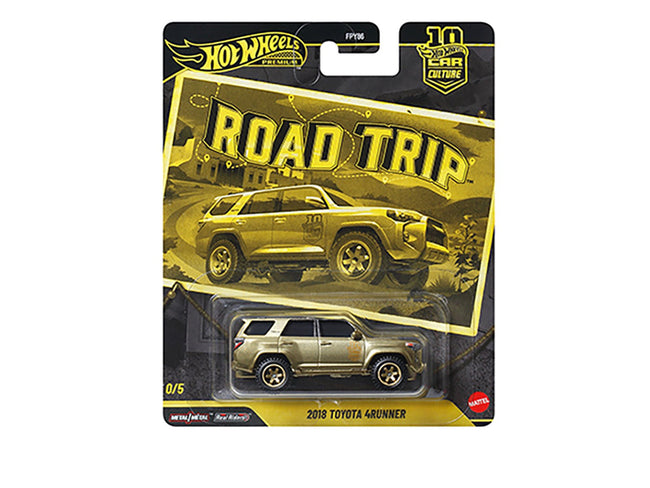 "Road Trip" 5 piece Set "Car Culture 10th Anniversary" Series V Diecast Model Cars by Hot Wheels-Hotwheels-ModelCars.com
