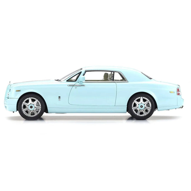 Rolls Royce Phantom Coupe Turquoise 1/18 Diecast Model Car by Kyosho-Kyosho-ModelCars.com