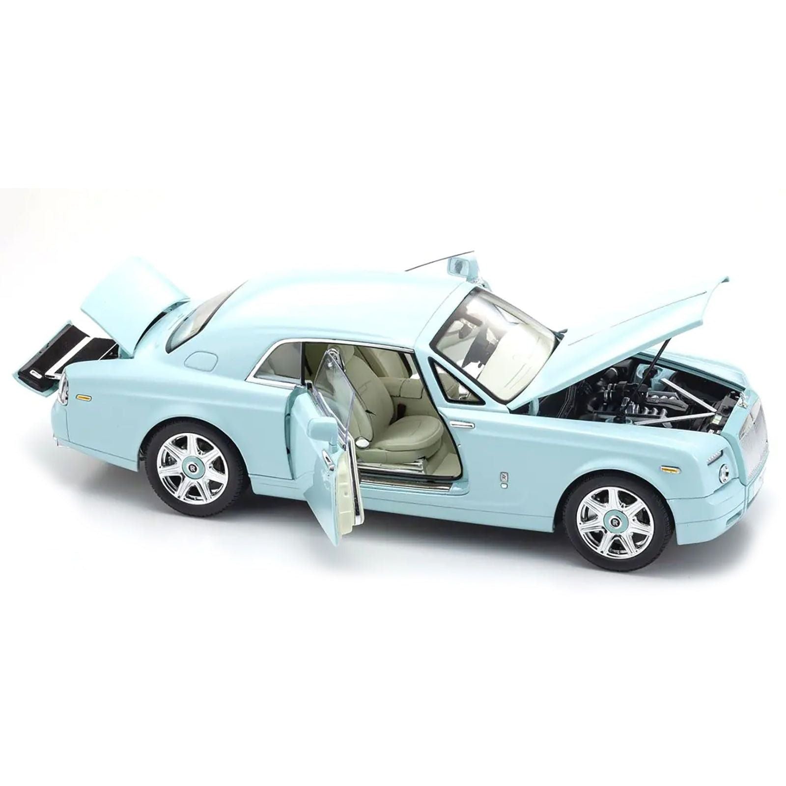 Rolls Royce Phantom Coupe Turquoise 1/18 Diecast Model Car by Kyosho - Kyosho - ModelCars.com