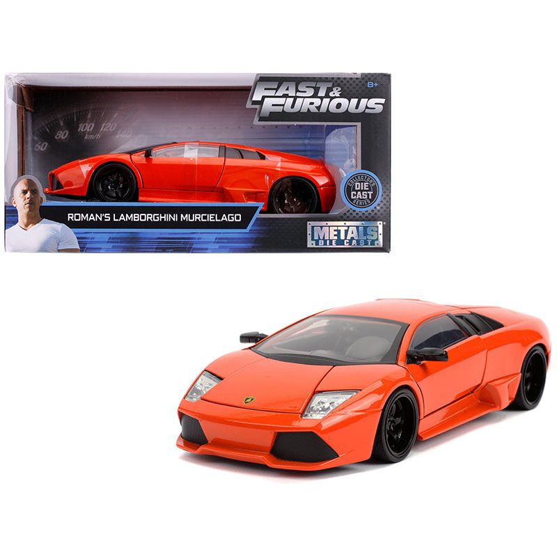 Roman's Lamborghini Murcielago Orange "Fast & Furious" Movie 1/24 Diecast Model Car by Jada - Jada - ModelCars.com