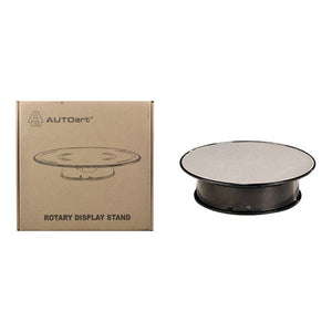 Rotary Display Turn Table 8 Inches with Silver Top 1/43, 1/64, 1/32, 1/24 by Autoart