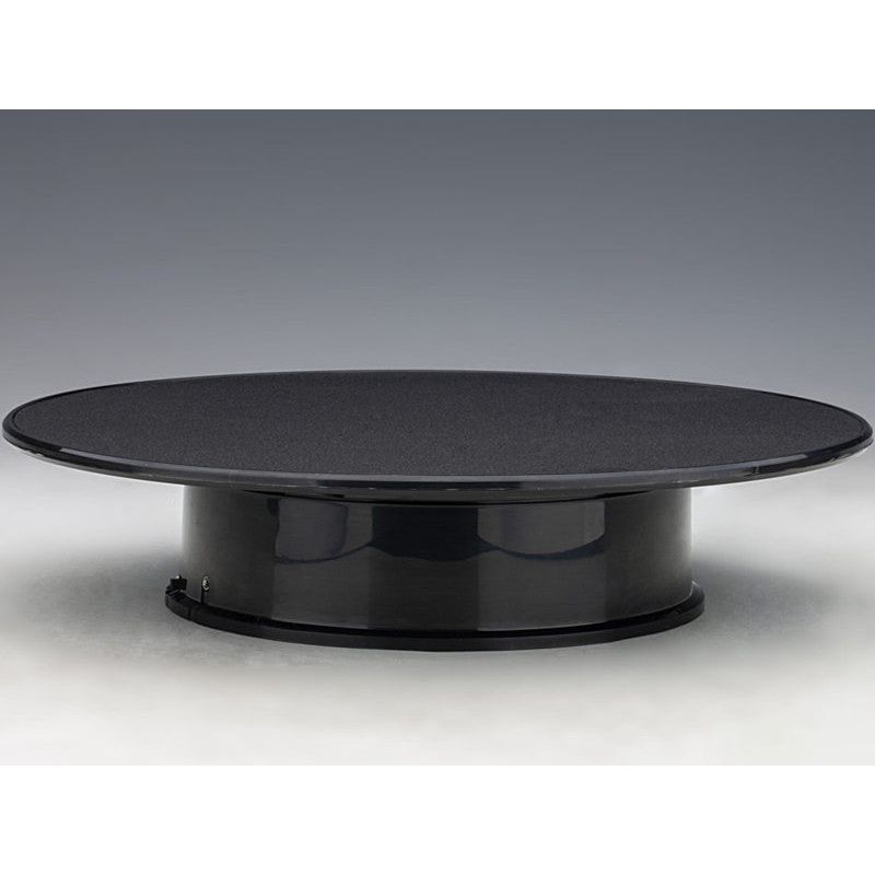 Rotary Display Turntable Stand Medium 10 Inches with Black Top for 1/64 1/43 1/32 1/24 1/18 Scale Models by Autoart-Autoart-ModelCars.com